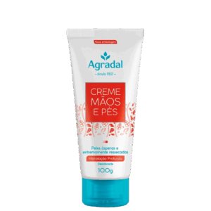 Creme para Mãos e Pés Agradal Hidratação Profunda 100g