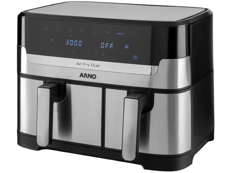 Air Fryer Arno Air Fry Dual Timer Inox 8,3L AFD2