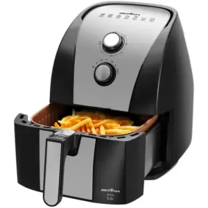 Air Fryer Britânia Preta Timer 5,2L BFR51