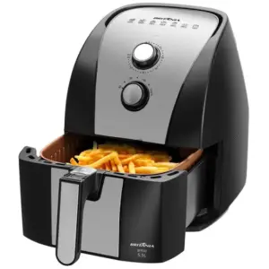 Air Fryer Britânia Preta Timer 5,2L BFR51