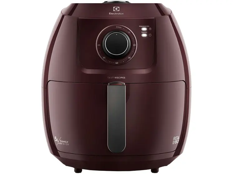 Air Fryer Electrolux Family Efficient Dark Red Timer 5L EAF51