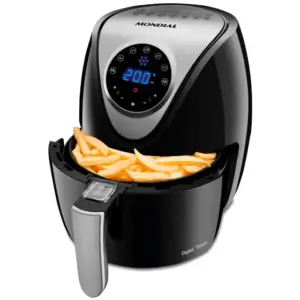Air Fryer Mondial Preto Timer 3,5L AF-30-DI