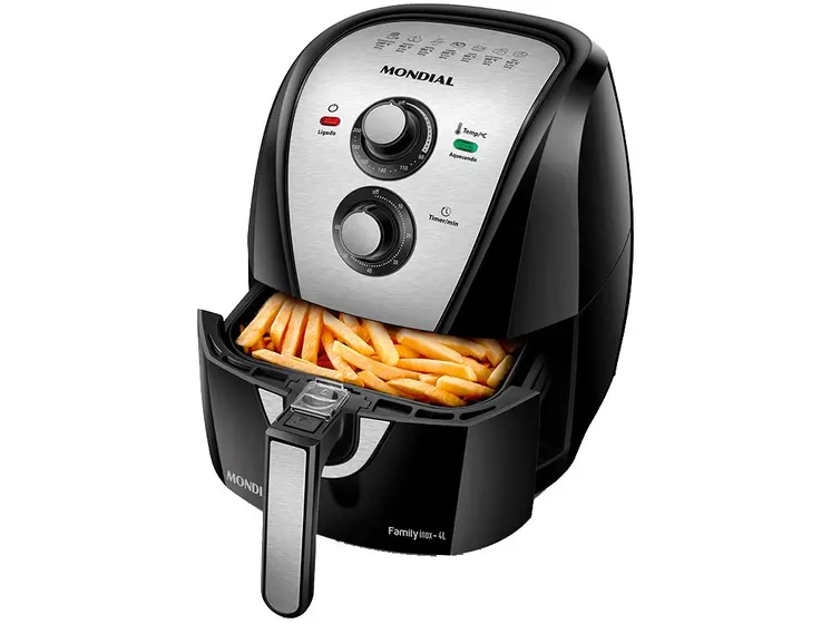 Air Fryer Mondial Family Preta Timer 4L AFN-40-BI