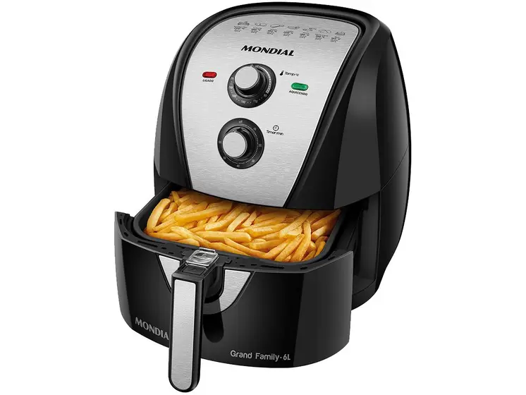Air Fryer Mondial Grand Family Preta 6L AFN-60-BI