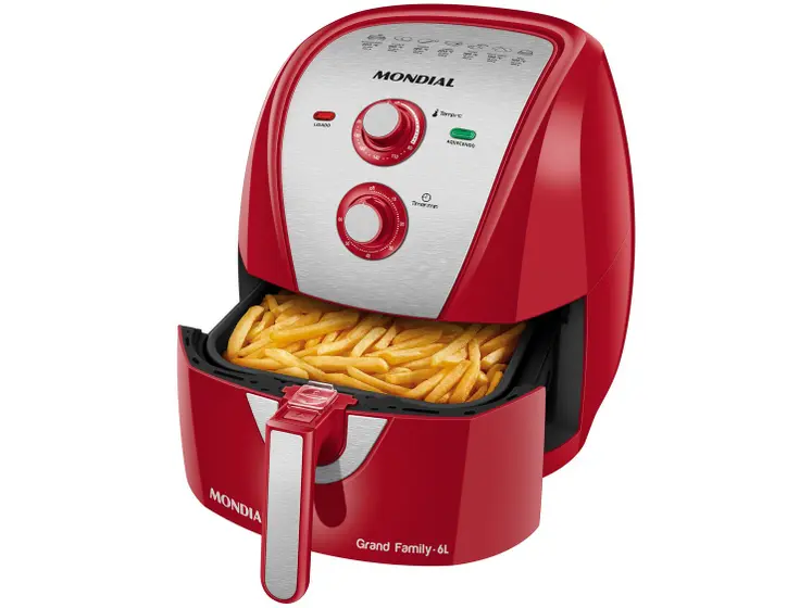 Air Fryer Mondial Grand Family Vermelha 6L AFN-60-RI