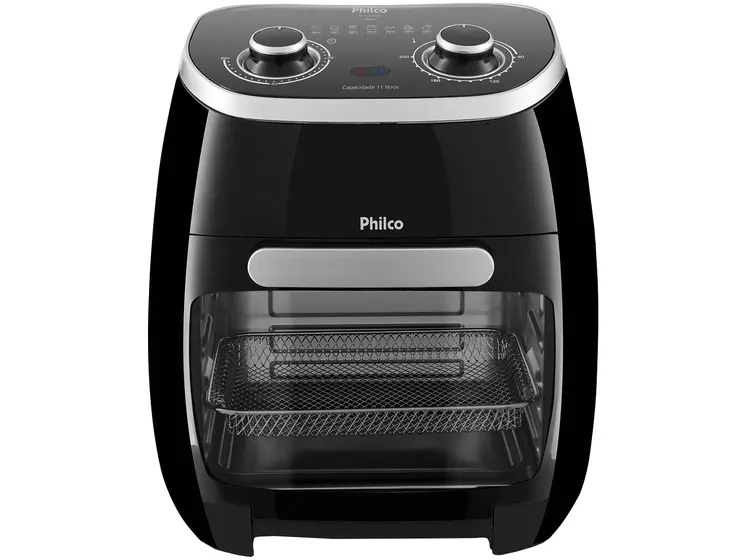 Air Fryer Philco 2 em 1 Air Fry Forno Oven Preto 11L PFR2000P