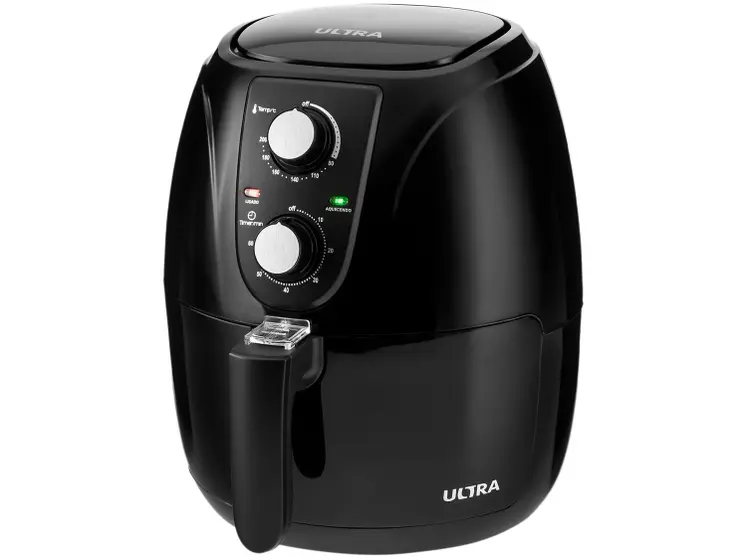 Air Fryer Ultra Preta Timer 3,2L AF-UT-01