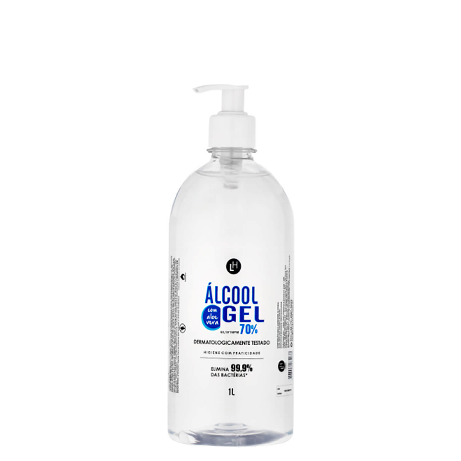 Álcool Gel Aloe Vera 70% Light Hair 1 Litro