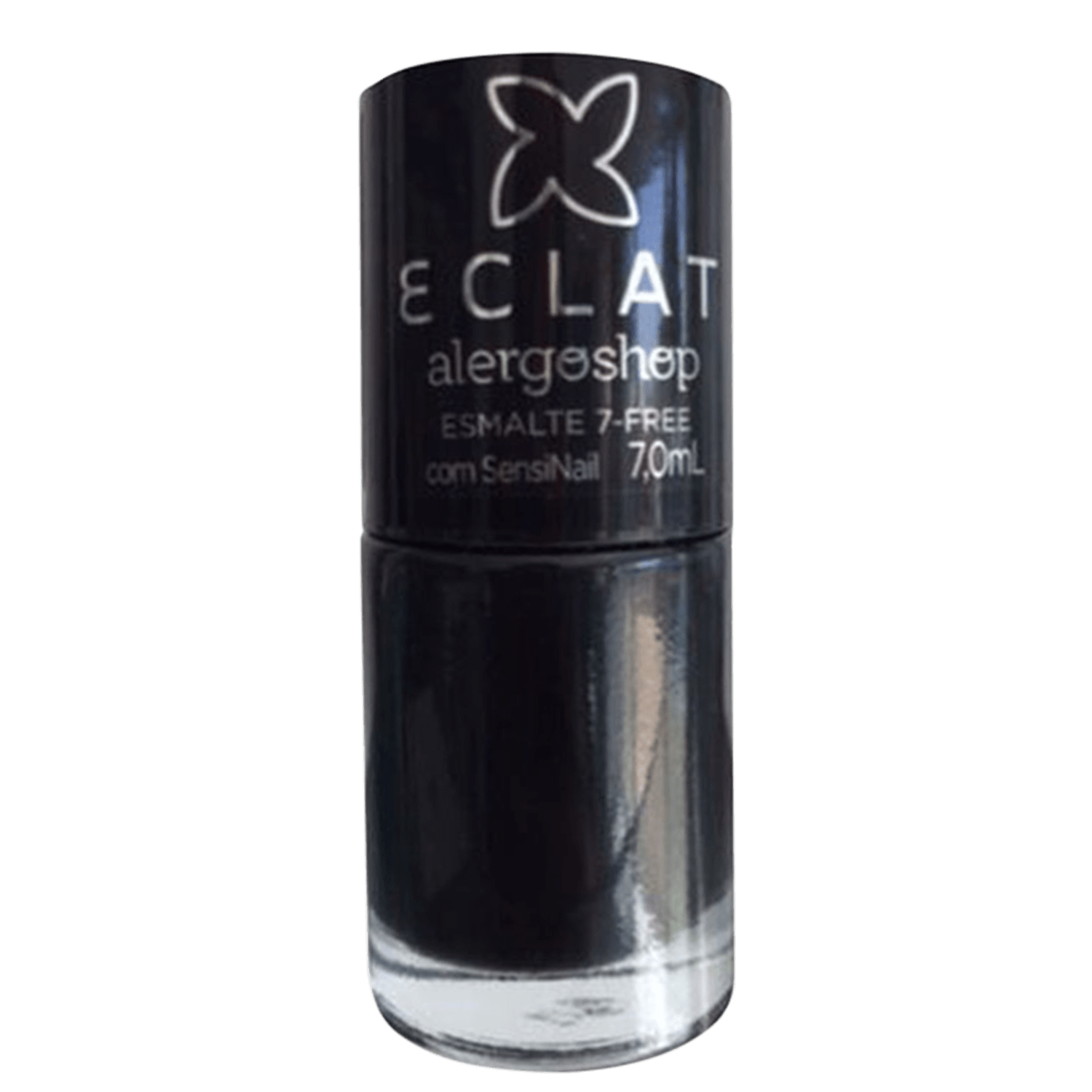 Esmalte Cremoso Alergoshop Eclat 7-Free Preto Vibe 7ml