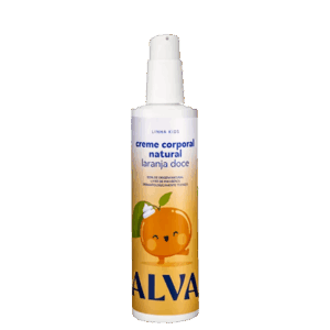 Creme Corporal Infantil Alva Laranja Doce e Baunilha 250ml