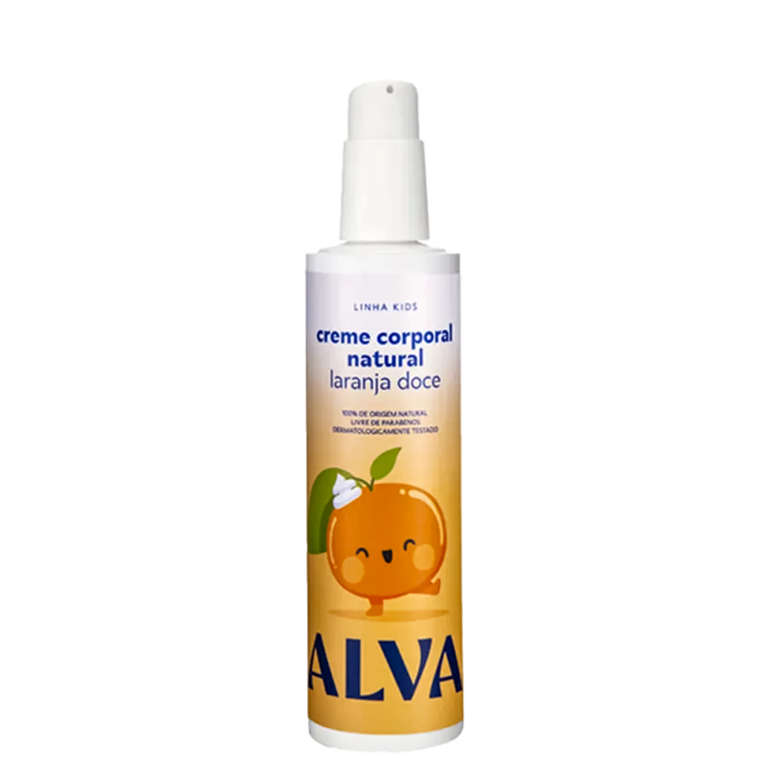 Creme Corporal Infantil Alva Laranja Doce e Baunilha 250ml