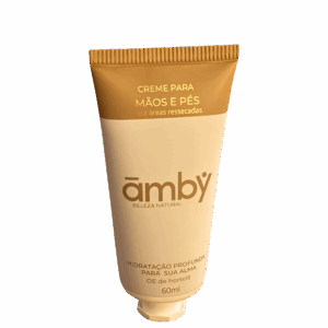 Creme para Mãos e Pés Amby Natural Hortelã 60ml