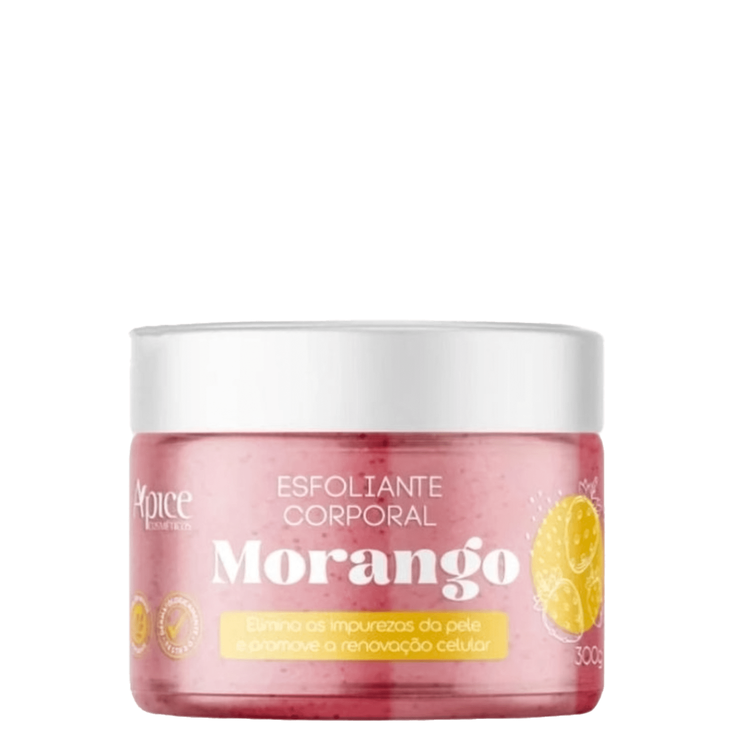 Esfoliante Apice Cosméticos Morango Corporal 300g