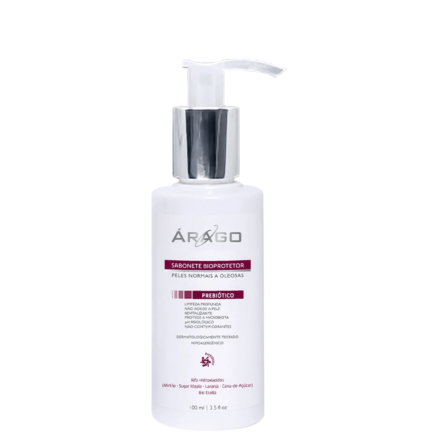 Sabonete Líquido Árago Prebiótico Bioprotetor 100ml