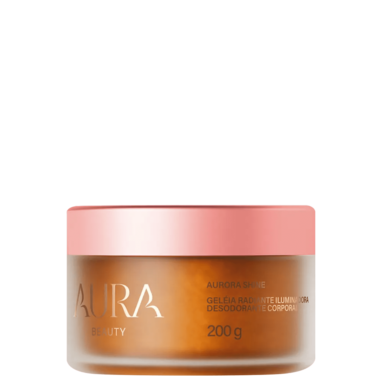 Geleia Corporal Aura Beauty Aurora Shine Radiante Iluminadora Desodorante 200g