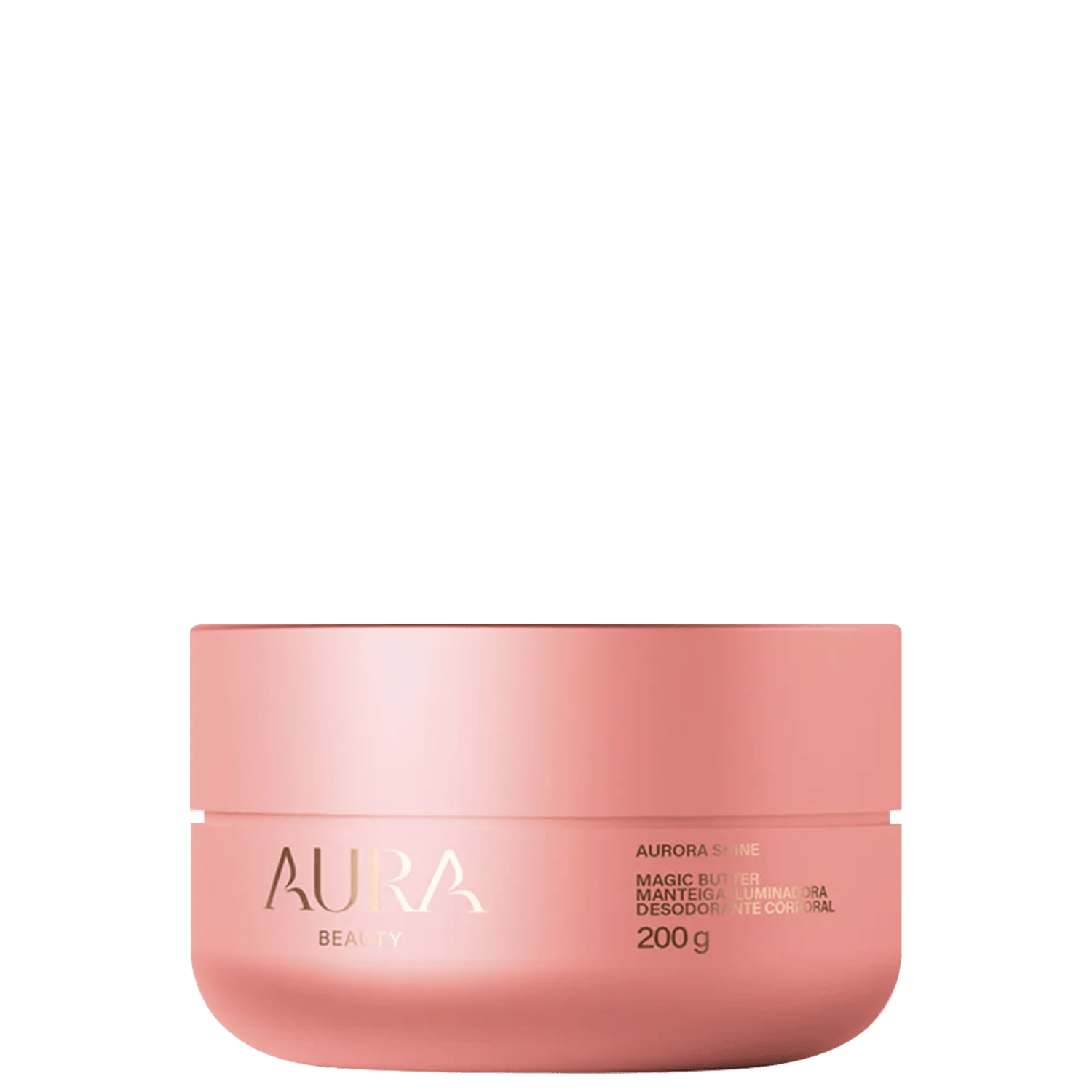 Manteiga Corporal Aura Beauty Magic Butter Aurora Shine Iluminadora Desodorante 200g