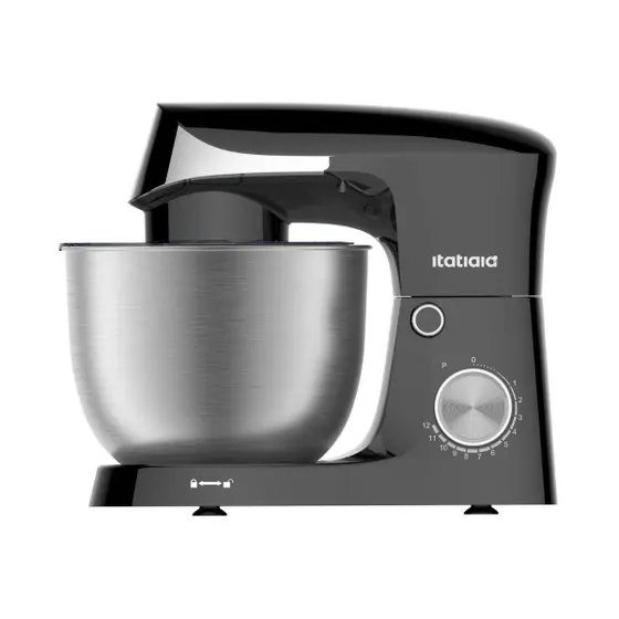 Batedeira Planetária Itatiaia Midi 1000W 4.5L Inox/Preto 220V 60Hz