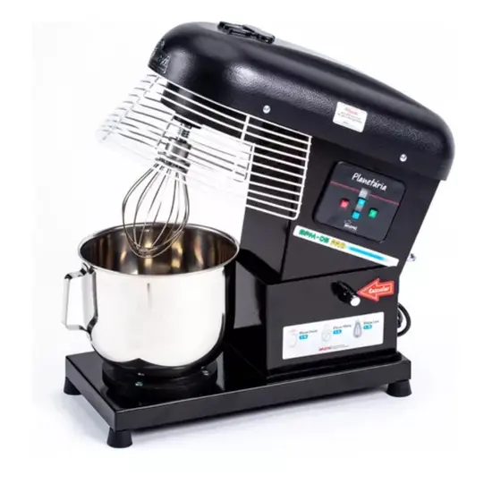 Batedeira Planetária Inteligente Maná 5L Branca/Preta BPM-05