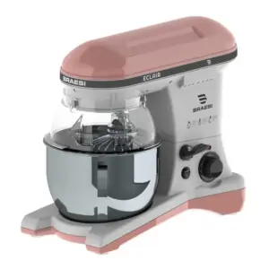 Batedeira Planetária Braesi Eclair 5L Rosa Bivolt BP-500 Batedeira Planetária Braesi Eclair 5L Rosa Bivolt BP-500
