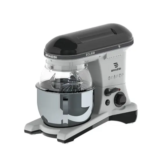 Batedeira Planetária Progas Braesi Eclair 5L Preta BP500