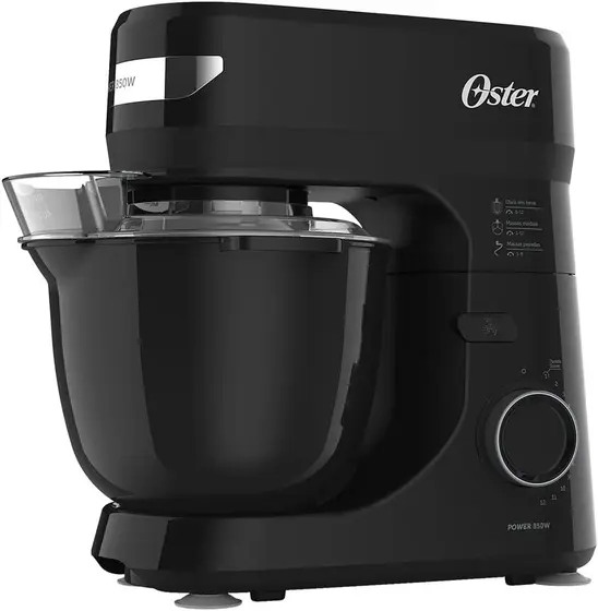 Batedeira Planetária Oster Black III 850W 4L 110V OBAT640
