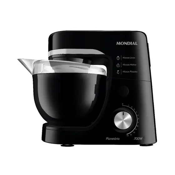 Batedeira Planetária Mondial 700W Preto 127V BP-03-B