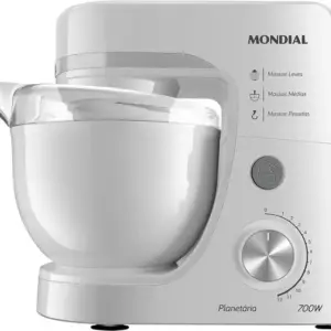 Batedeira Planetária Mondial 700W 12 Velocidades Branco Batedeira Planetária Mondial 700W 12 Velocidades Branco