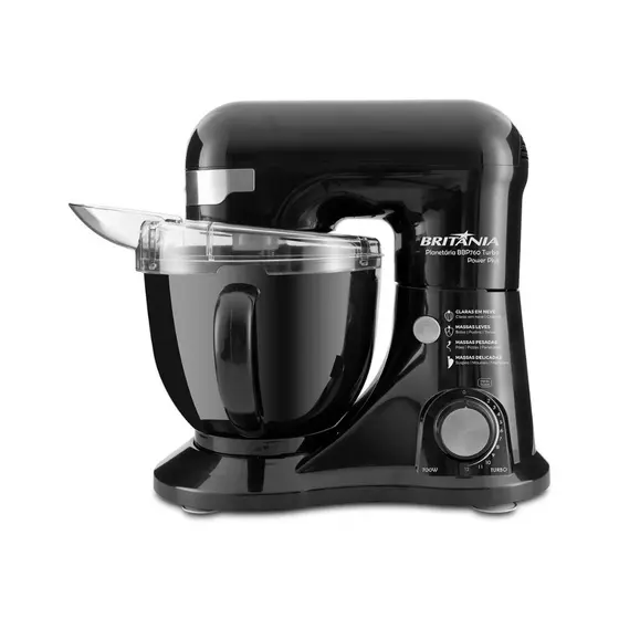 Batedeira Planetária Britânia Power Plus 4.5L 12 Velocidades 220V BBP760P