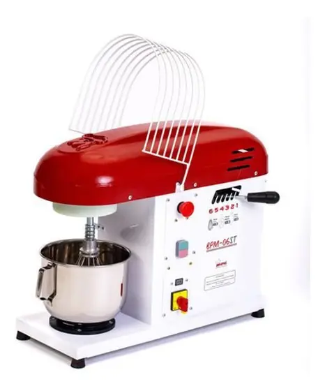 Batedeira Planetária Industrial Maná 6L 1/4 CV ST