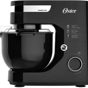Batedeira Planetária Oster 750W 12 Velocidades Preta 127V OBAT610 Batedeira Planetária Oster 750W 12 Velocidades Preta 127V OBAT610