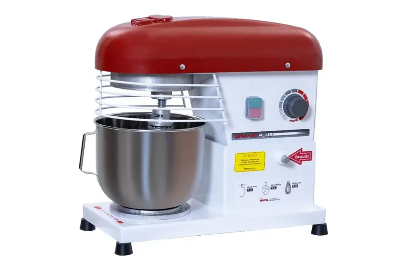 Batedeira Planetária Semi-Profissional Maná 800W 5L 10 Velocidades BPM5