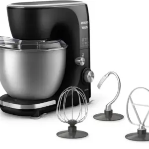 Batedeira Planetária Philips Walita Série 7000 800W Preto e Inox 220V RI7922/90