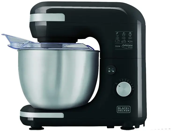 Batedeira Planetária Black & Decker 750W com Tigela Inox PLAN2000P