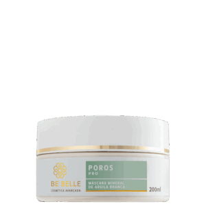 Máscara Facial Be Belle Mineral Argila Branca 200ml