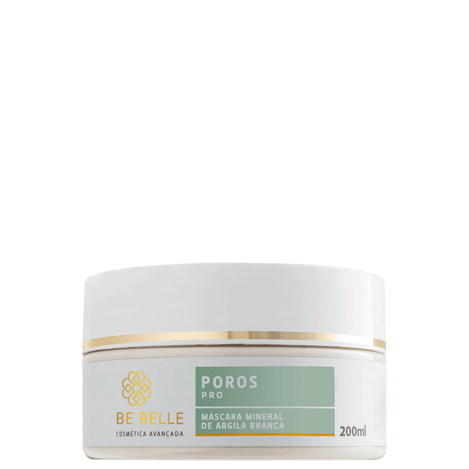 Máscara Facial Be Belle Mineral Argila Branca 200ml