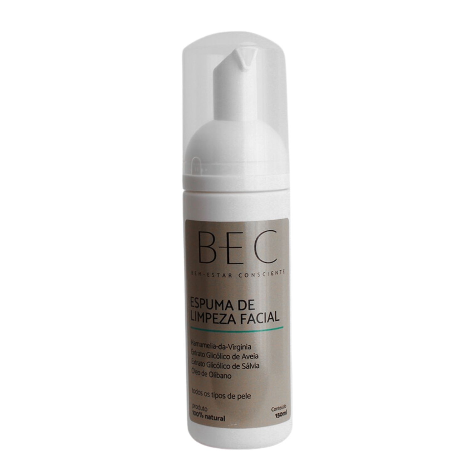 Espuma de Limpeza Facial BEC Bem-Estar Consciente 150ml