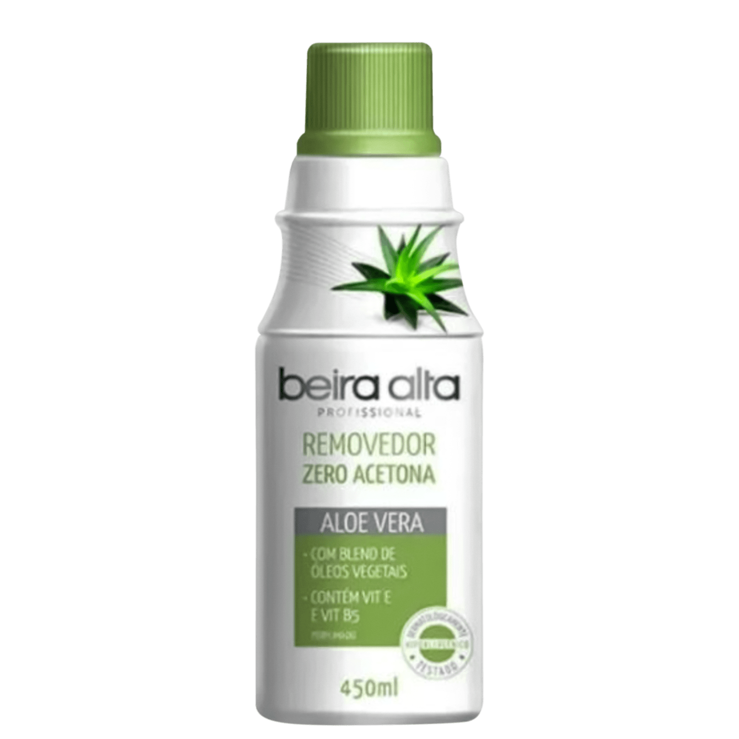 Removedor de Esmalte Beira Alta Zero Acetona Aloe Vera 450ml