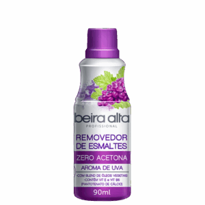 Removedor de Esmalte Beira Alta Zero Acetona Uva 90ml