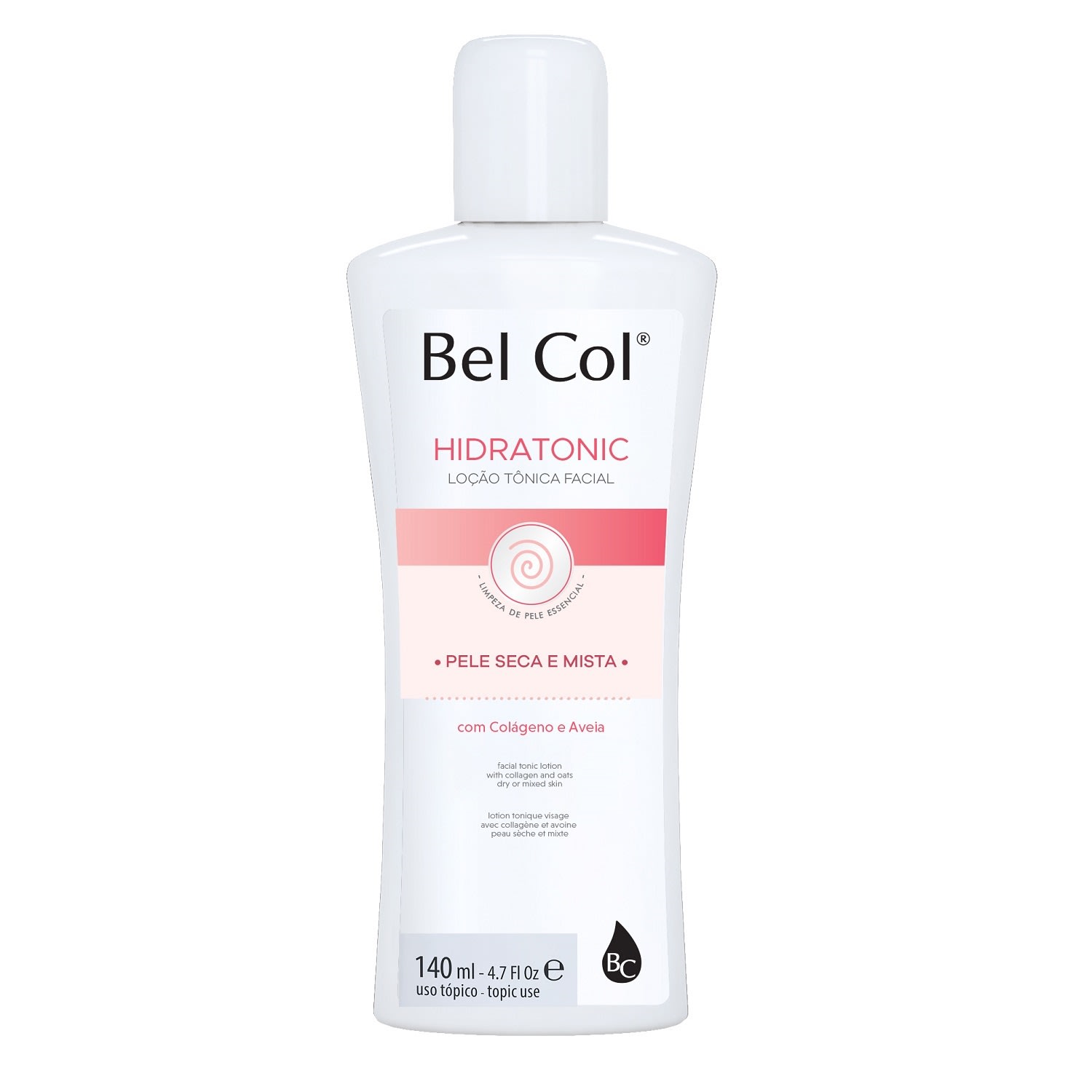 Locao Tonica Facial Bel Col Hidratonic 140ml