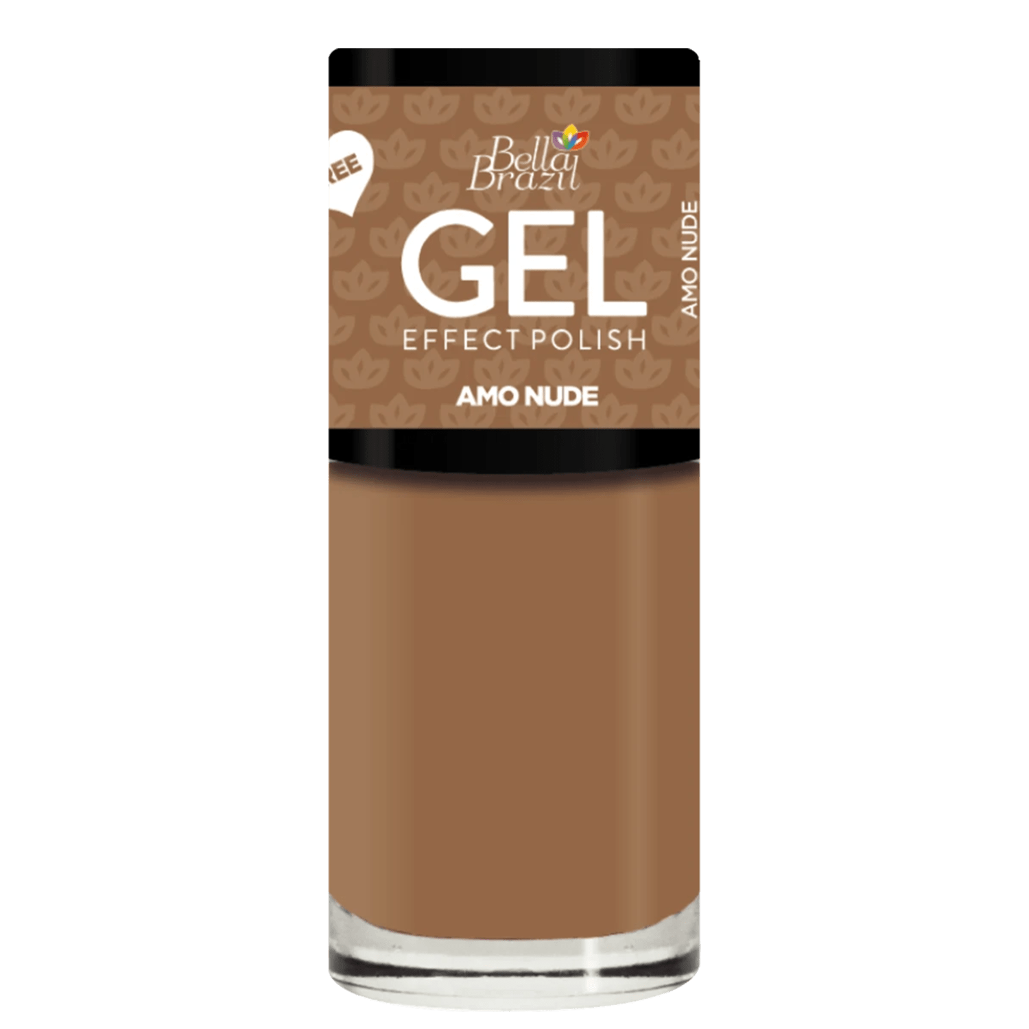 Esmalte Cremoso Bella Brazil Efeito Gel 820 Amo Nude 9ml