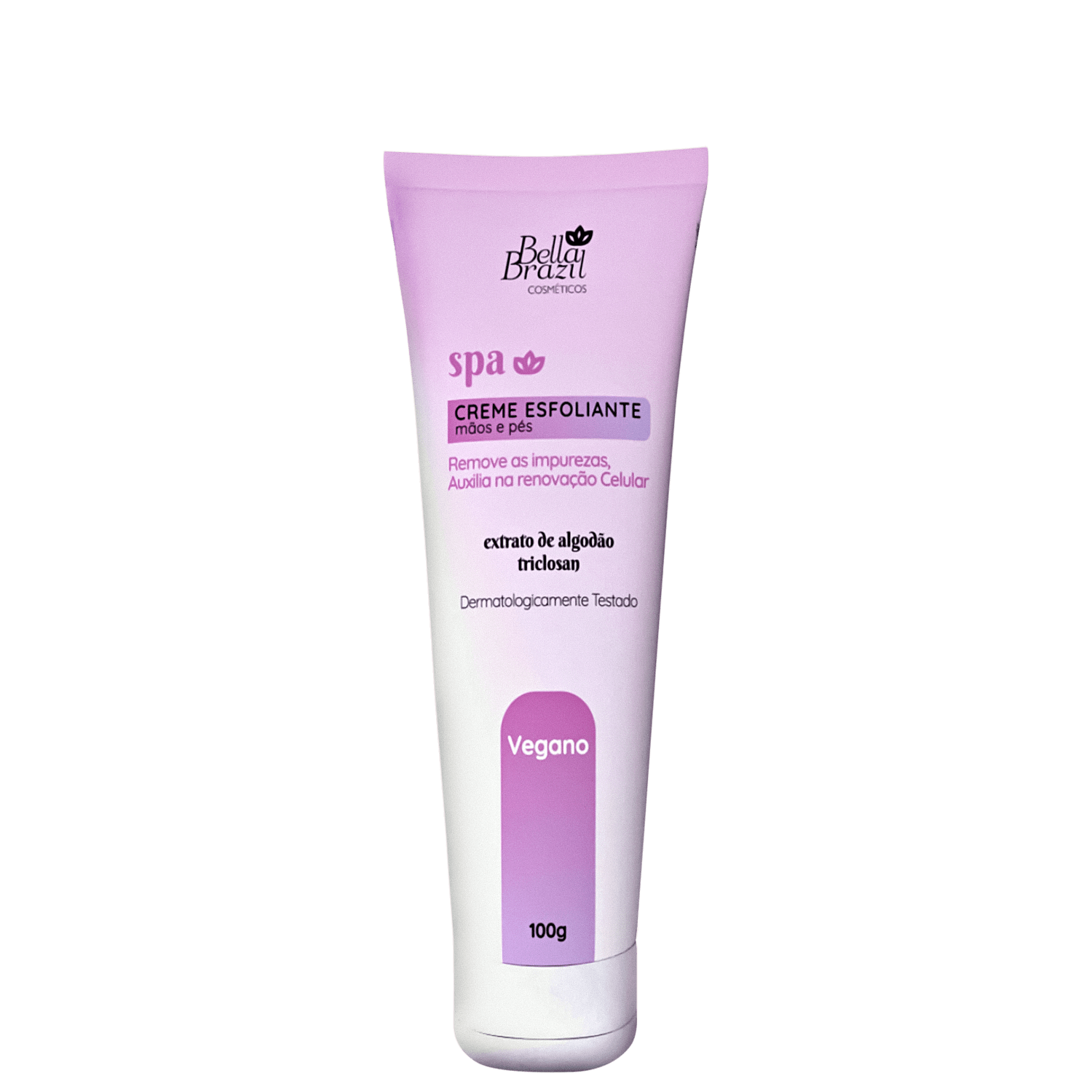 Creme Esfoliante para Mãos e Pés Bella Brazil Spa 100g