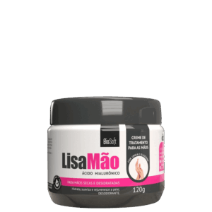 Creme para Mãos Bio Soft Lisa Mão Ácido Hialurônico 120g