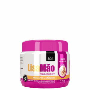 Creme para Mãos e Cutículas Bio Soft Lisa Mão Macadâmia e Amêndoas 120g