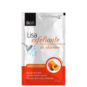 Esfoliante Bio Soft Lisa Sementes de Apricot De Chuveiro Sachê 25g