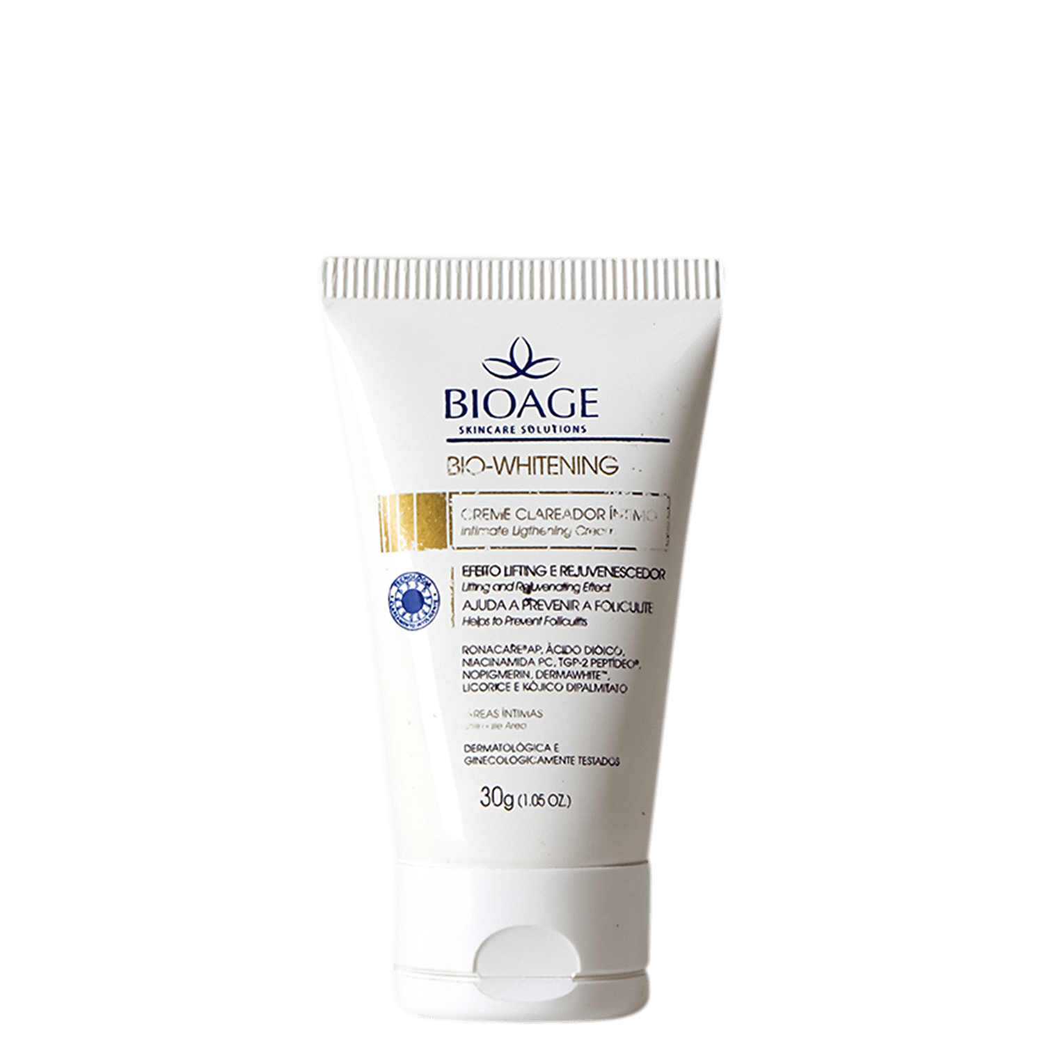 Creme Clareador Íntimo Bioage Bio-Whitening 30g
