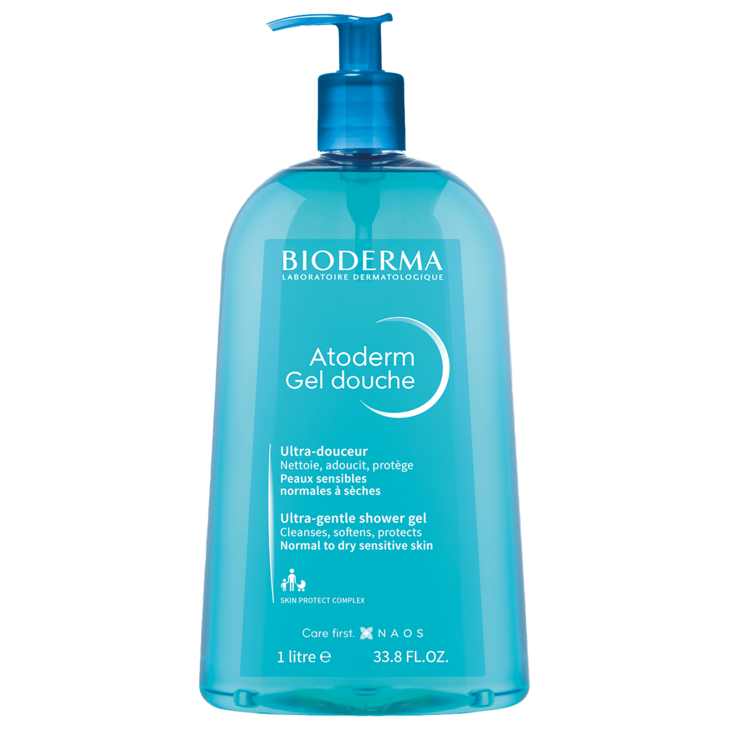 Gel de Banho Bioderma Atoderm Gel Douche Higiene Diária Antirressecamento 1L