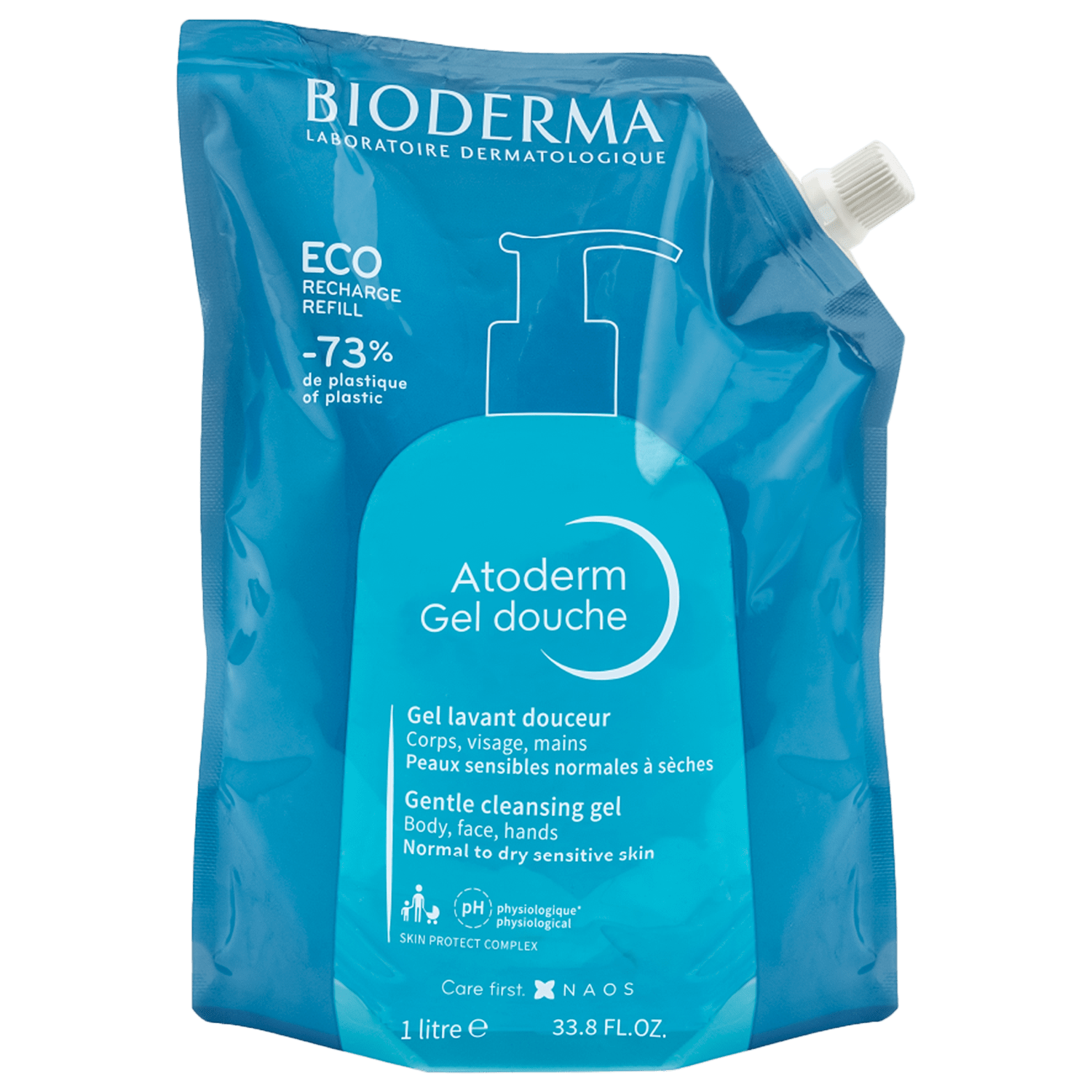 Gel de Banho Refil Bioderma Atoderm Gel Douche 1L