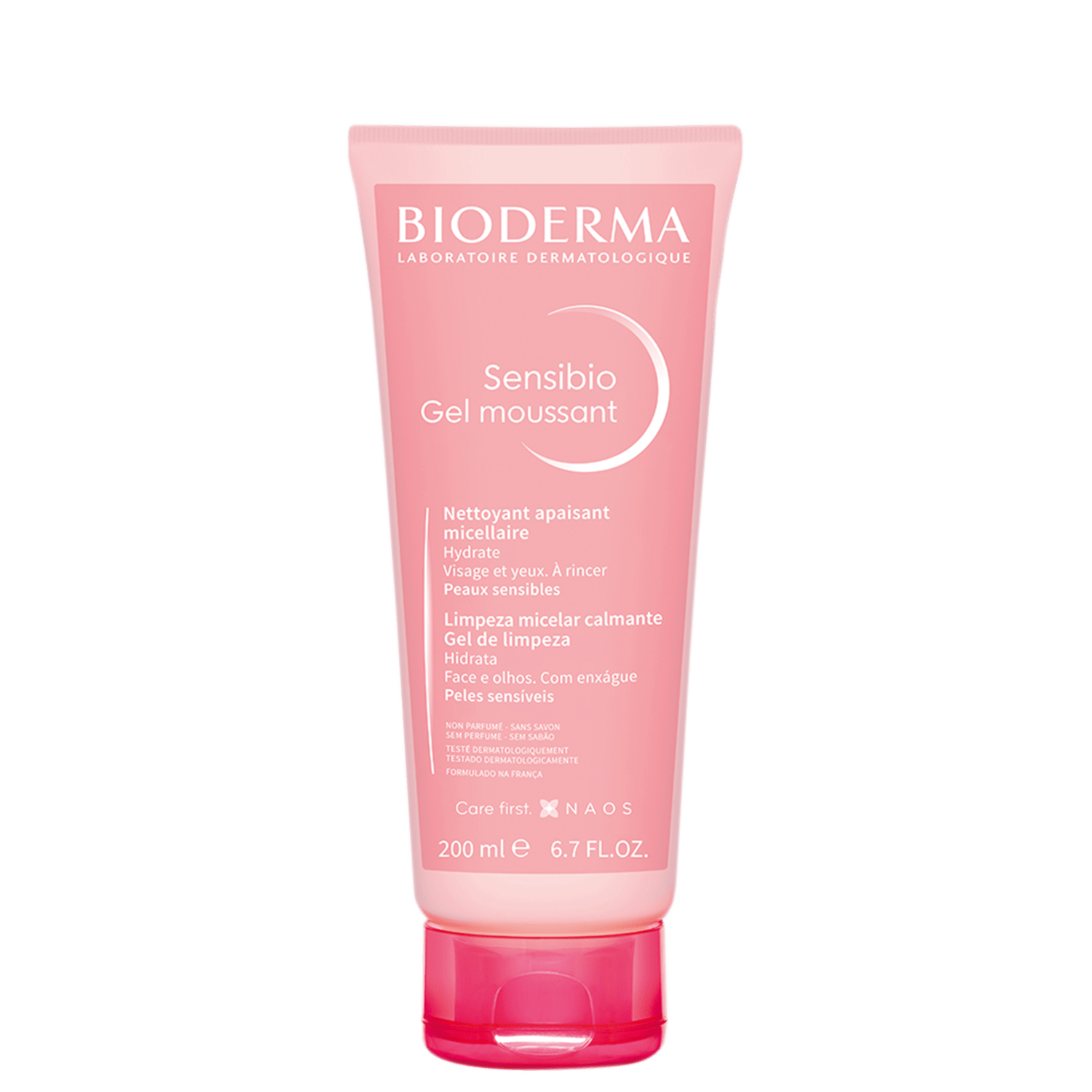 Gel de Limpeza Micelar Facial Bioderma Sensibio Gel Moussant 200ml