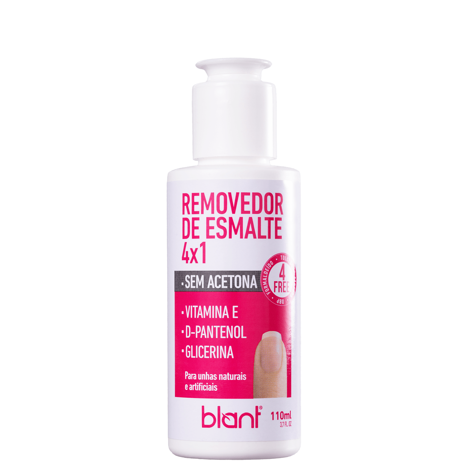 Removedor de Esmalte Blant 4×1 110ml