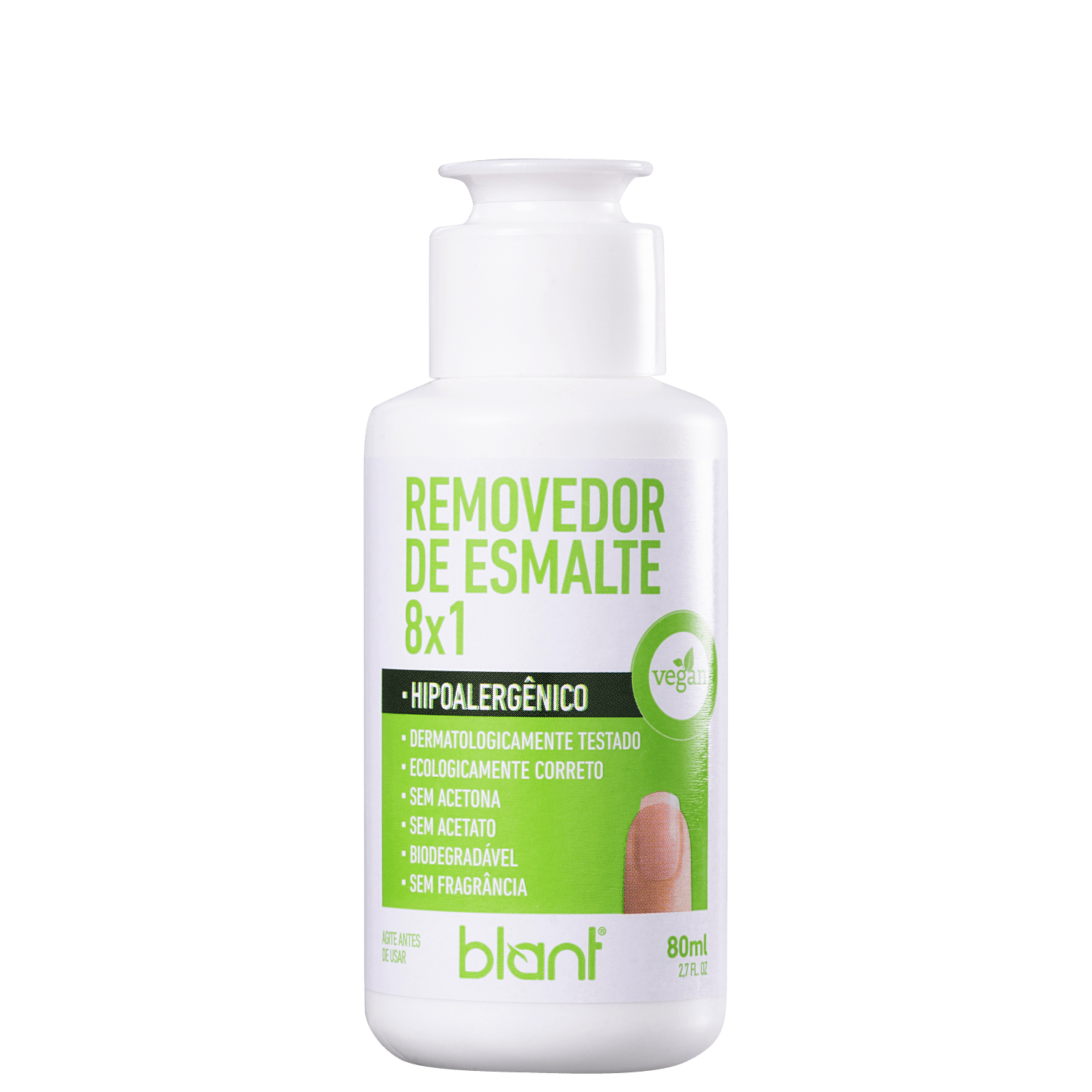 Removedor de Esmalte Blant 8×1 80ml